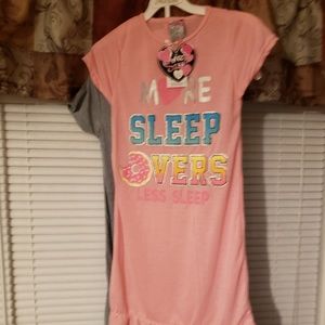 2 Pk Girls Size 12 Nightgowns